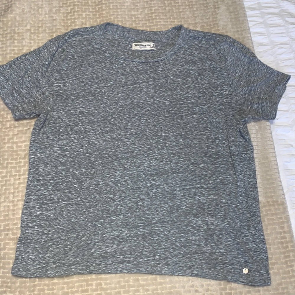 Abercrombie heather grey shirt